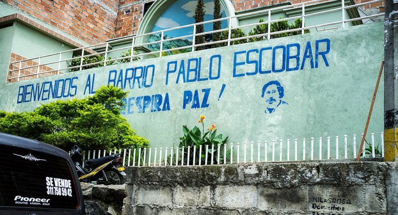 Many Colombians want to forget about the drug kingpin, but in Barrio Pablo Escobar, he is still revered