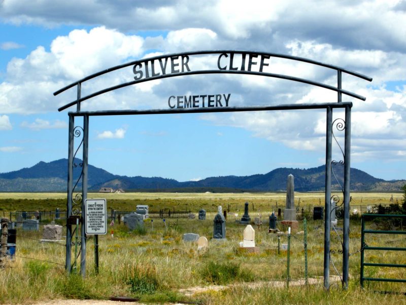The eerie blue lights of Silver Cliff Cemetery draw plenty of visitors 