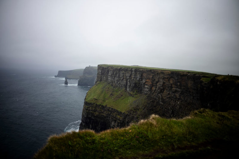 The Cliffs of Moher are a popular and dangerous tourist attraction in Ireland 